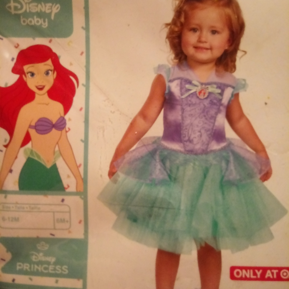 Disney Baby Ariel Costume - Lavender and Aqua